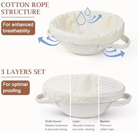 Proofing Basket Set for Baking Lovers