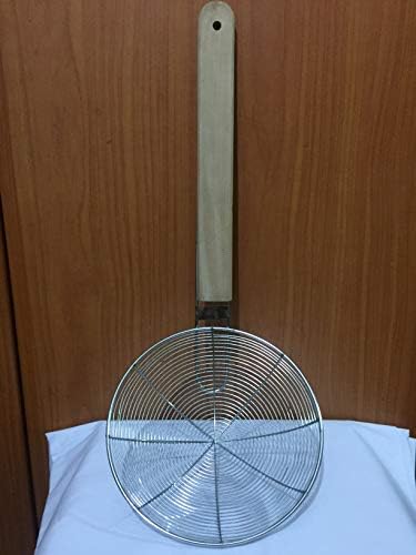 Bamboo Handle Wire Strainer