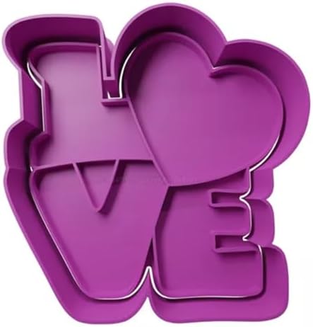 Perfect for Making Delightful Delicious LOVE Shaped Cookies x8cm