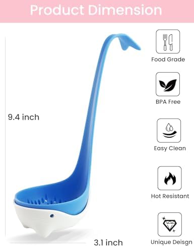 Powerful Performance Colander Spoon Blue