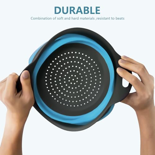 3-Piece Collapsible Silicone Colander Set