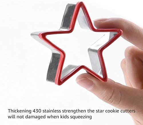 FASAKA Star Cookie Cutters 3-Piece Set