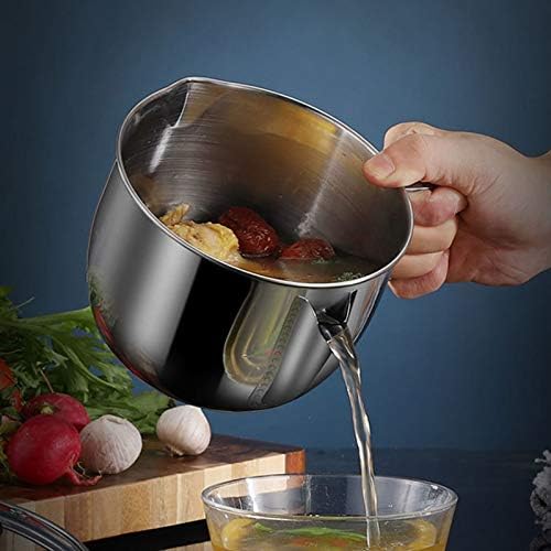 Stainless Steel Fat Separator for Kitchen Use