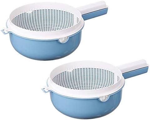 Cabilock Double Layer Fruit StrainerHigh-Quality Kitchen Colander for Washing Fruits Vegetables