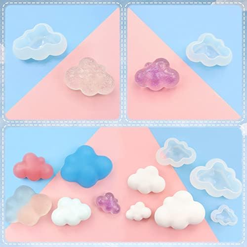 Grosun 3D Cloud Mold Set for Cake Creations