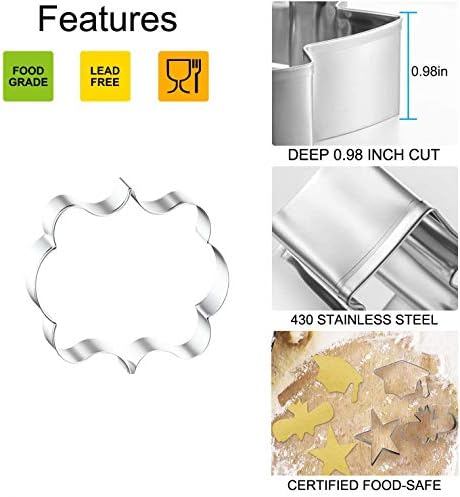 Stainless Steel Cookie Cutters for Graduation Party Supplies