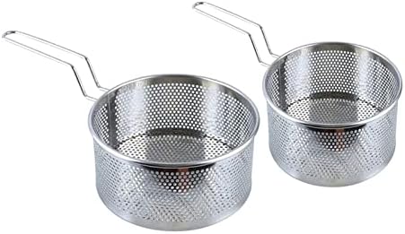 HIHELO Brass Food Strainer Frying Basket