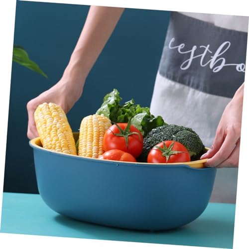 Double-Layer Fruit Washing Bowl