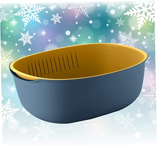 Double-Layer Fruit Washing Bowl
