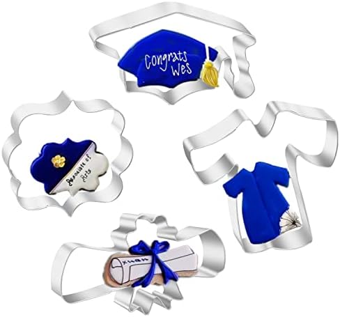 Stainless Steel Cookie Cutters for Graduation Party Supplies