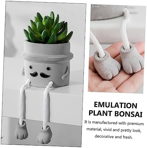 PrettyZoom 1PC Simulated Hanging Leg Green Plant Decor
