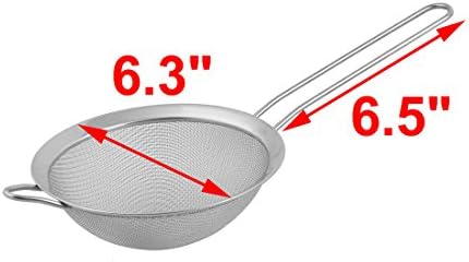 Fried Food Spice Strainer Metal Mesh Kitchen Sifter Home Use