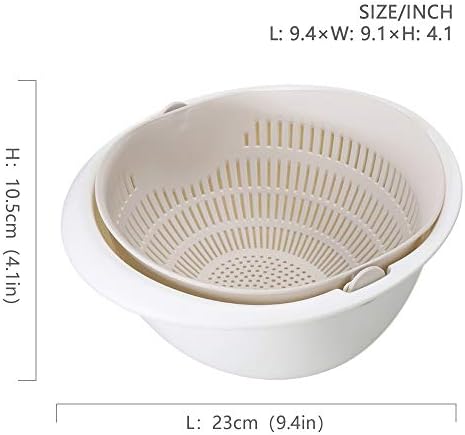 TOPLNER 2-in-1 Swivel Strainer Combo Kitchen