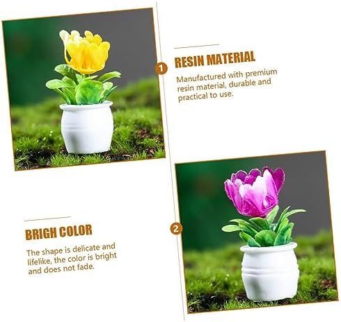 GRCQLWT 10pc Simulated Plant Model for Fariry Garden