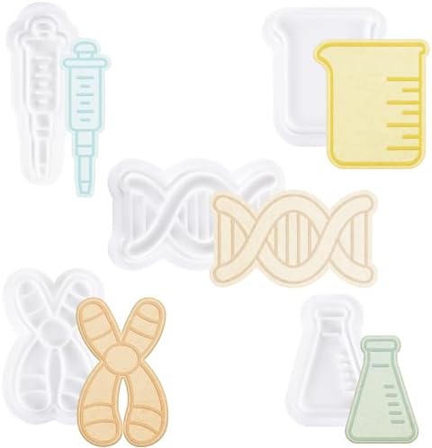 5-Piece Medical-Themed Nursing Cookie Cutters Set