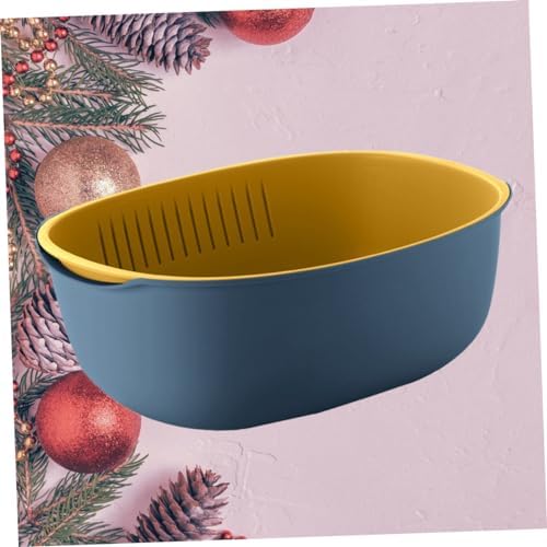 Double-Layer Fruit Washing Bowl