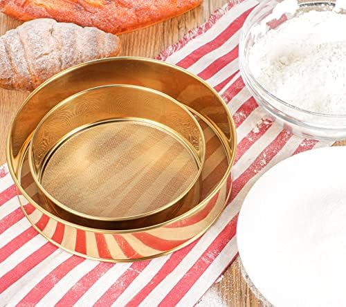 Fast and Durable Strainer Set for Bakers and Chefs