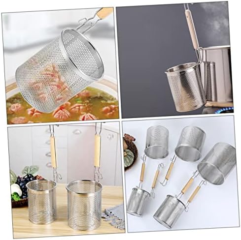 Cabilock Stainless Steel Noodle Strainer with Handle
