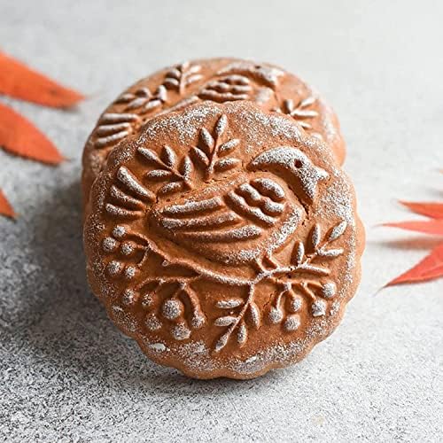 YingXue Bird Carved Wooden Biscuit Mold - DIY Gingerbread Cookie Cutter