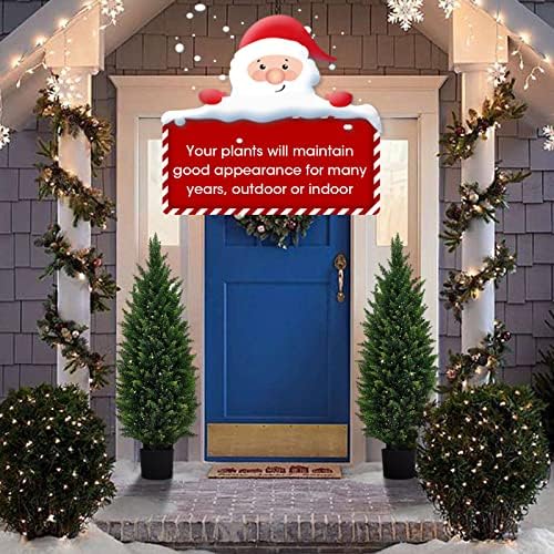 Elegant Outdoor Cedar Topiaries