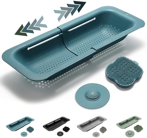 KV Kitchen Tools Complete BPA-Free Expandable Colander Set