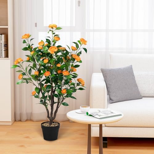40 inches Camellia artificial tree