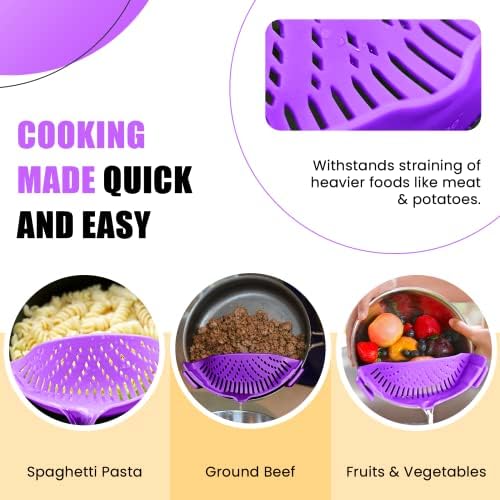 Salbree Clip-On Kitchen Strainer Set 3-Piece
