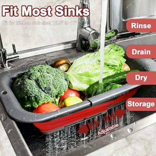 7Qt Collapsible Kitchen Colander