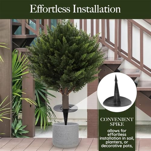 Realistic Cedar Container Filler IndoorOutdoor Decor