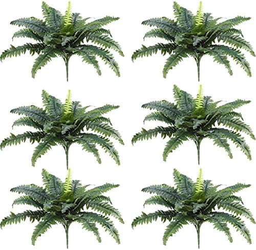 Faux Fern Decorative Plant Set for Home Decor