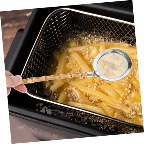 SHOWERORO Japanese-Style Stainless Steel Handle Strainer
