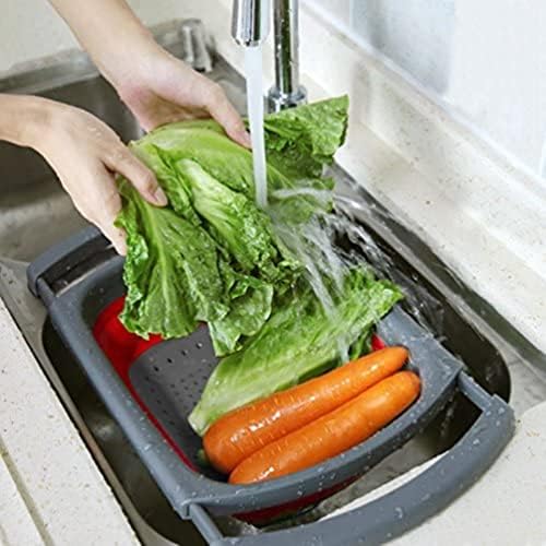 Collapsible Colander Red