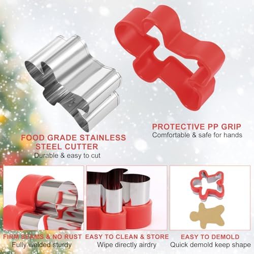 5 Piece Gingerbread Man Cookie Cutters