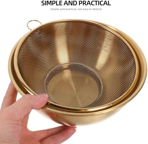 Luxshiny 2-Piece Sink Colander Set