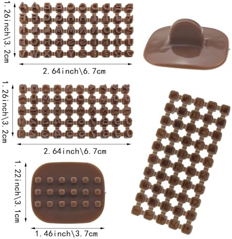 6-Pack Letter Pottery Stamps for Clay