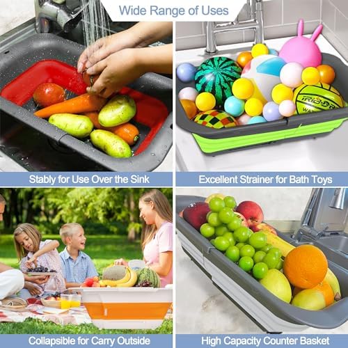 Rottogoon Expandable Collapsible Kitchen Colander