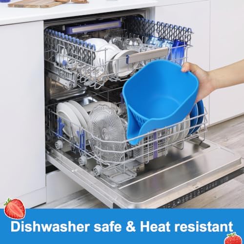 Effortlessly Multifunctional Kitchen Basket Blue