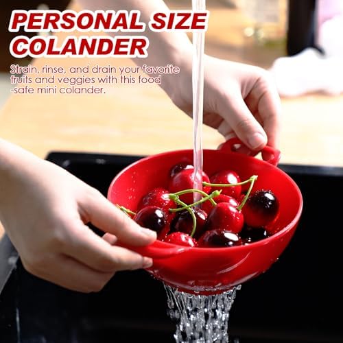 4-Piece Colander Set Red