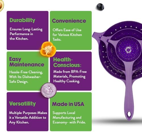 Crisp 3-Piece Nesting Strainer Set