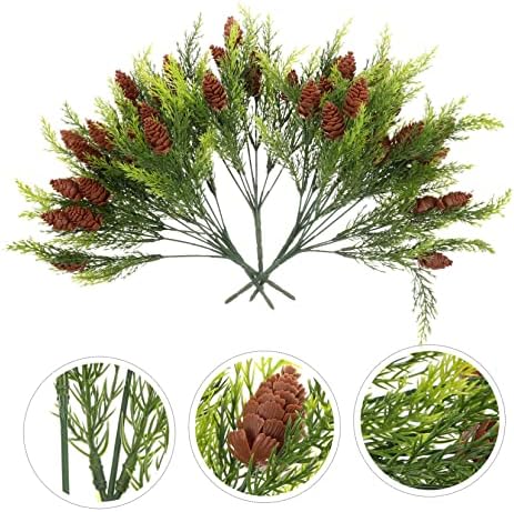5-Piece imitation plants fake greenery pine branches Christmas tree garland dining room