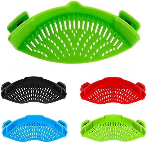 UpTuoLi Snap Strainer Clip On Colander For Pots Pans
