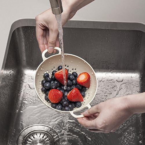 Zeal Premium ColanderSleek Effective Melamine Strainer for Cooking Cleaning Lightweight Durable
