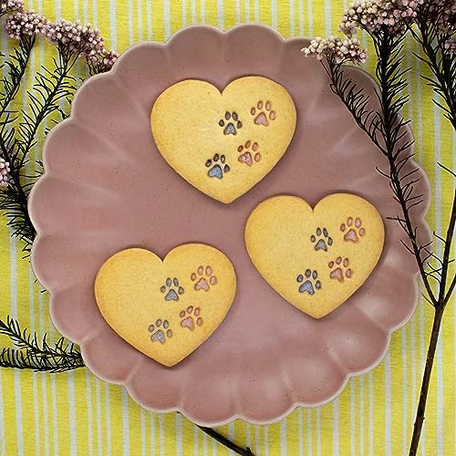 Heart Paw Prints Cookie Cutter - Easy Fun for Baking