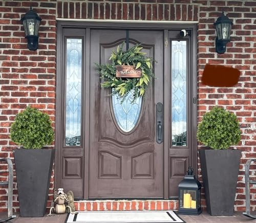 THE BLOOM TIMES 2ft Boxwood Topiary Ball Trees Set