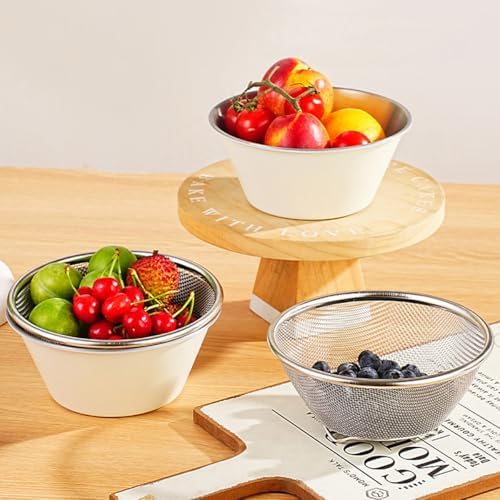 304 stainless steel colander mini strain your way to perfection