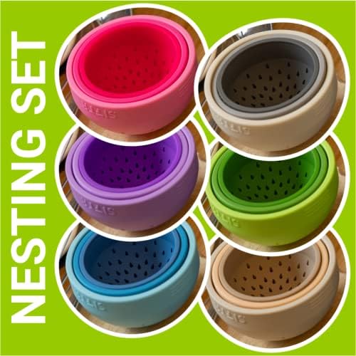 SIFTR Nesting Can Strainer Mini Colander Set