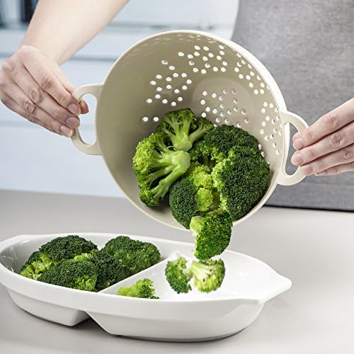 Premium Melamine Kitchen Colander with Drainage for Easy Use