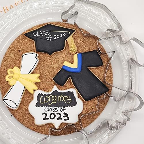 Stainless Steel Cookie Cutters for Graduation Party Supplies