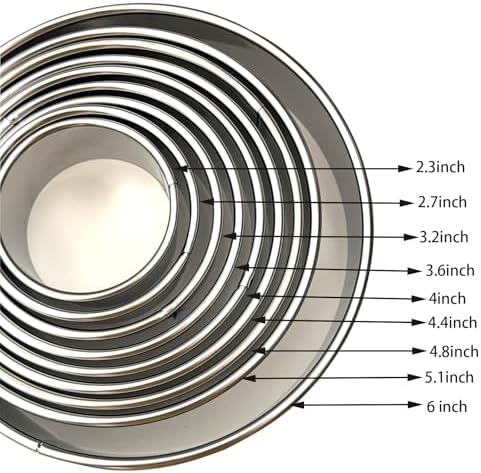 Sturdy Stainless Steel Cookie Cutter Set
