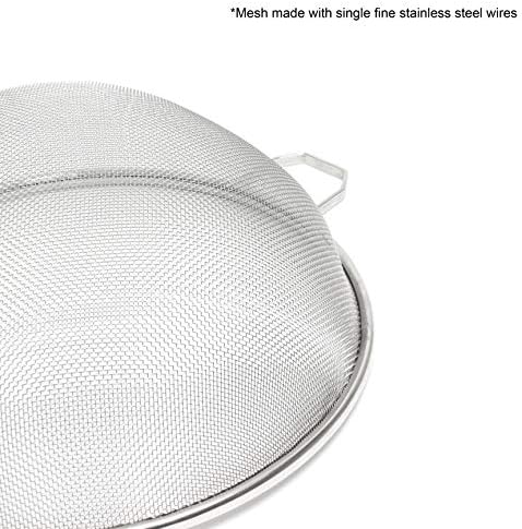 Quick-Strain 10-inch Stainless Steel Mesh Strainer by Thunder Group